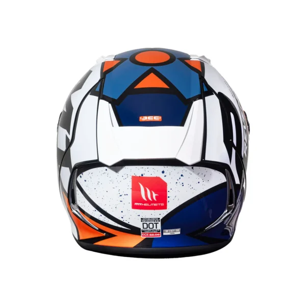 Casco de moto MT Helmets Revenge 2 S Light B0 Perla Brillo - Imagen 4
