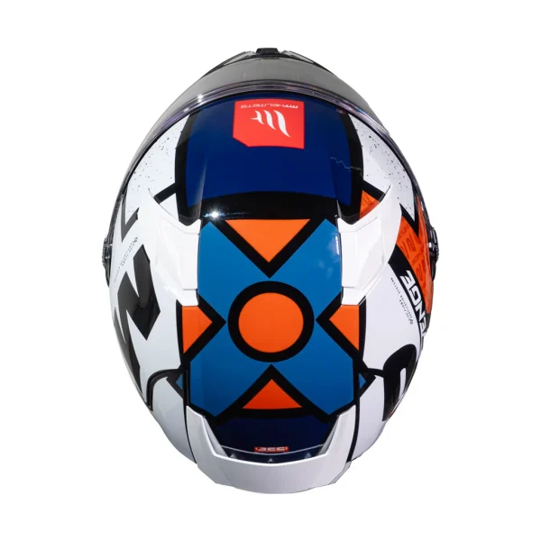 Casco de moto MT Helmets Revenge 2 S Light B0 Perla Brillo - Imagen 3