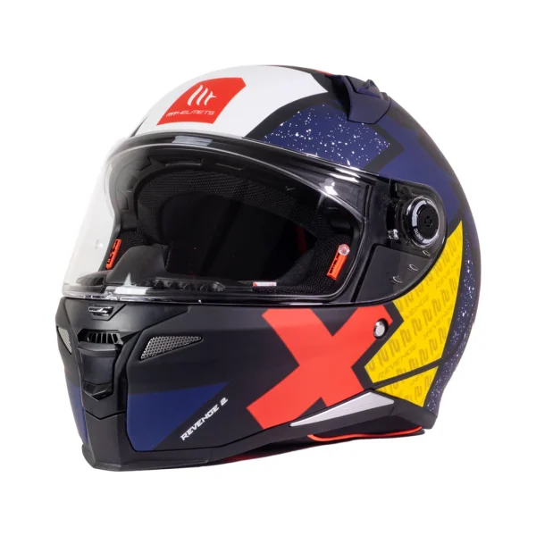 Casco de moto MT Helmets Revenge 2 S Light B7 Perla Mate - Imagen 2