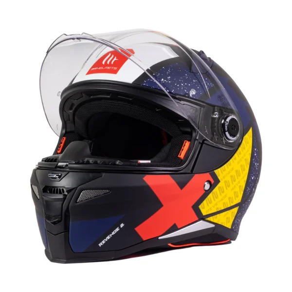 Casco de moto MT Helmets Revenge 2 S Light B7 Perla Mate - Imagen 6