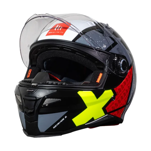 Casco de moto MT Helmets Revenge 2 S Light C2 Perla Brillo - Imagen 5
