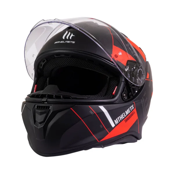 Casco MT Helmets Targo Veneris A4 Rojo Mate - Imagen 6