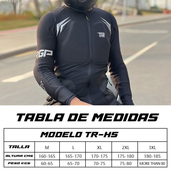 Chaqueta para moto con protecciones Tiger Racing TR-H5 Jofa - Imagen 5