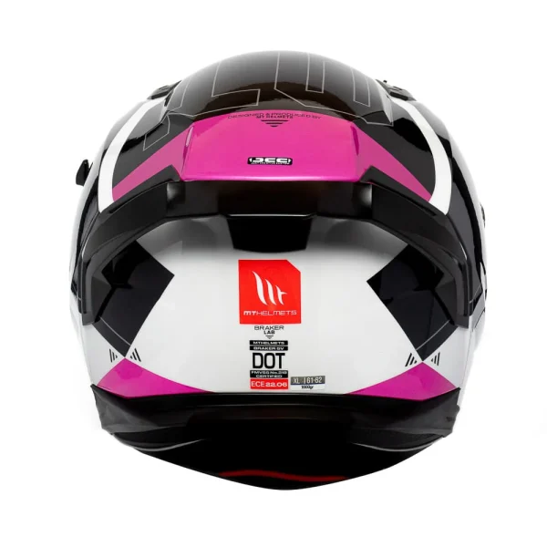 Casco MT Helmets Braker SV A8 Lab Rosa Brillo - Imagen 5