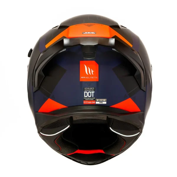 Casco MT Helmets Braker SV E5 Lab Rojo Mate - Imagen 5