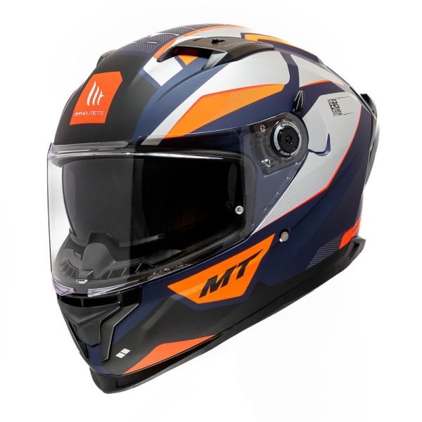 Casco MT Helmets Braker SV C4 Pursuit Naranja Mate - Imagen 2