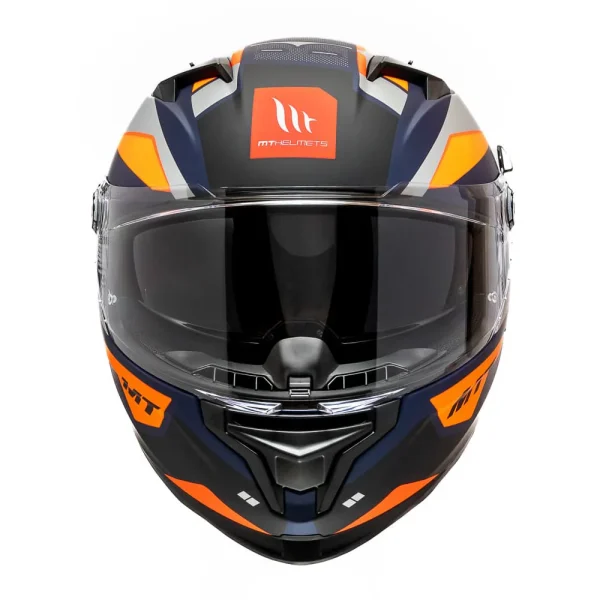 Casco MT Helmets Braker SV C4 Pursuit Naranja Mate - Imagen 4