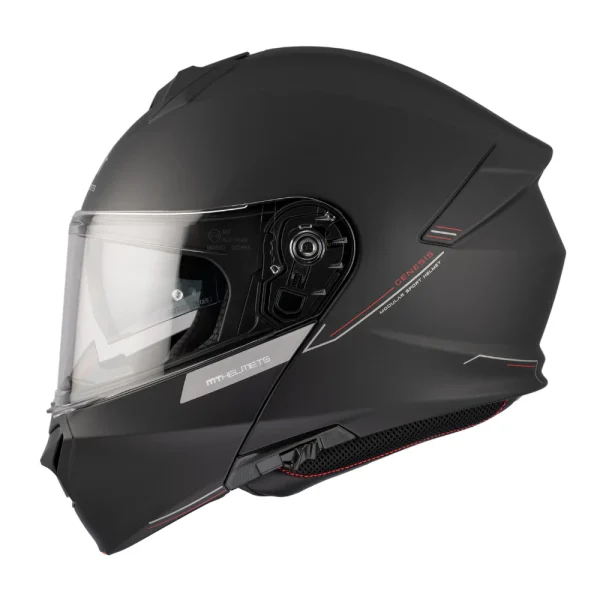 Casco de moto abatible MT Helmets Genesis SV negro