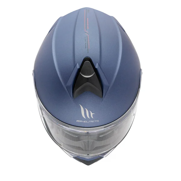 Casco de moto abatible MT Helmets Genesis SV Azul Mate - Imagen 7