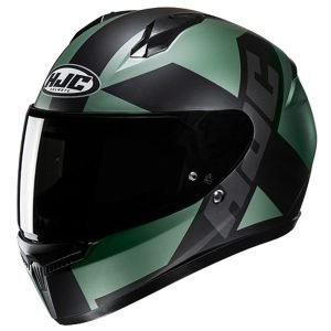 Casco de moto HJC C10 Tez verde esmeralda