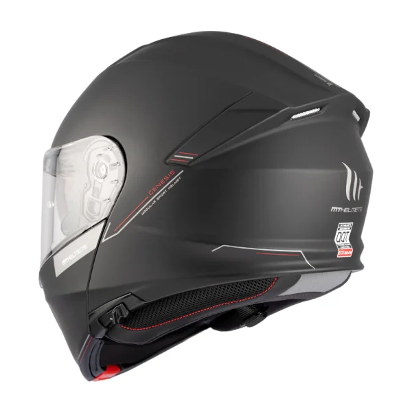 Casco de moto abatible MT Helmets Genesis SV negro - Imagen 9