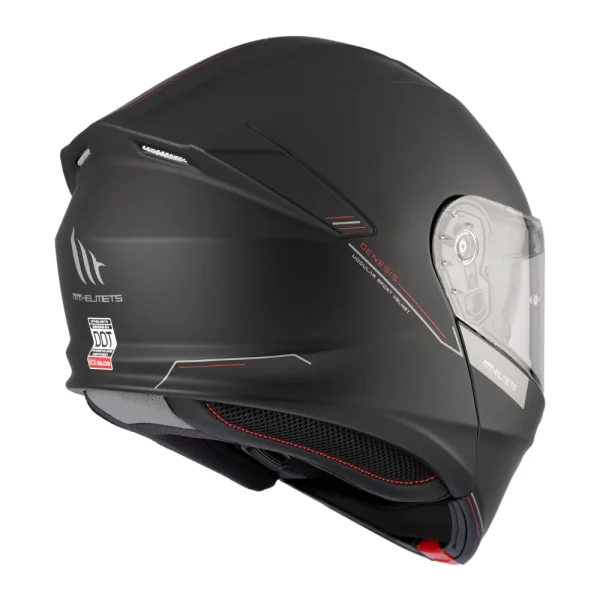 Casco de moto abatible MT Helmets Genesis SV negro - Imagen 6