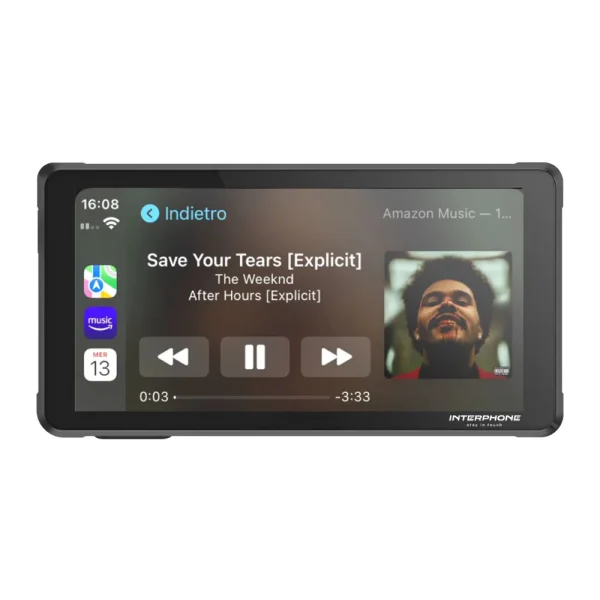 Interphone Pantalla Carplay / Android Auto Moto Display con Quiklox - Imagen 2