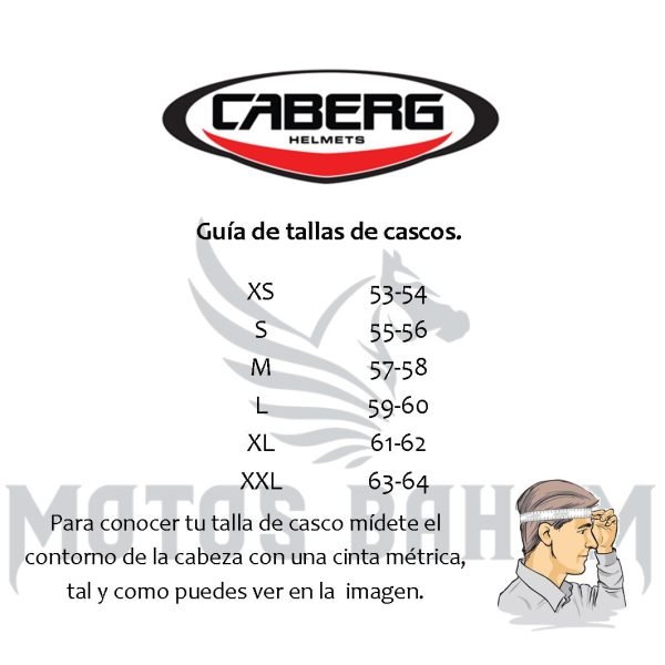 Casco de Moto Doble Proposito CABERG Tourmax X Black Matt - Imagen 10