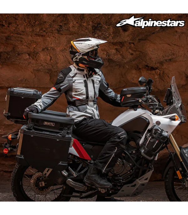 Chaqueta Alpinestars Honda Andes V3 Drystar Gris Claro - Imagen 3