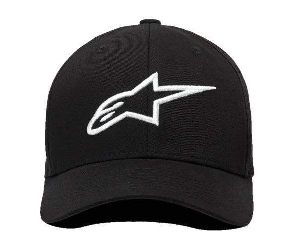 Gorro - Jockey Alpinestars Ageless Curve Negro Blanco - Imagen 2
