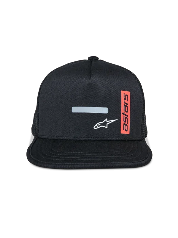 Gorro - Jockey Alpinestars Alter Trucker Negro Negro - Imagen 2