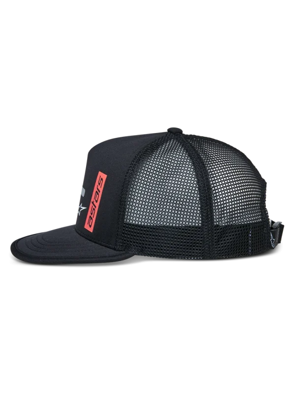 Gorro - Jockey Alpinestars Alter Trucker Negro Negro - Imagen 3