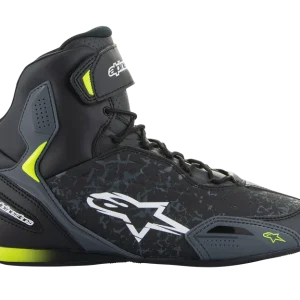 Botas de moto Alpinestars Faster 3 Negro Amarillo Fluo