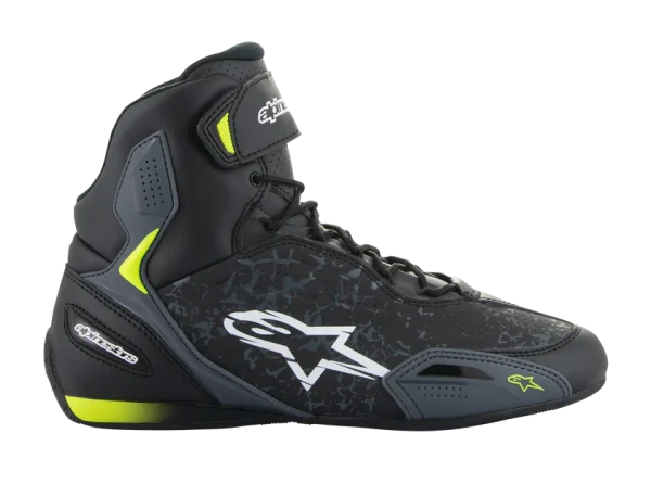 Botas de moto Alpinestars Faster 3 Negro Amarillo Fluo