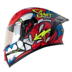 Casco de moto Shaft 526SP Evo Dano rojo azul integral