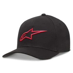 Gorro - Jockey Alpinestars Ageless Curve Negro Roja