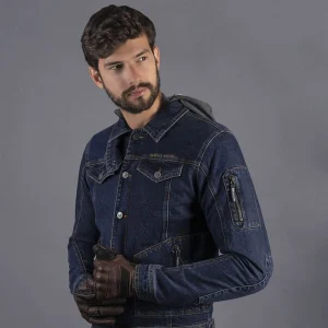 Chaqueta de hombre LS2 Oaky jeans azul