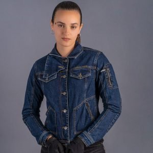 Chaqueta de mujer LS2 Oaky jeans azul