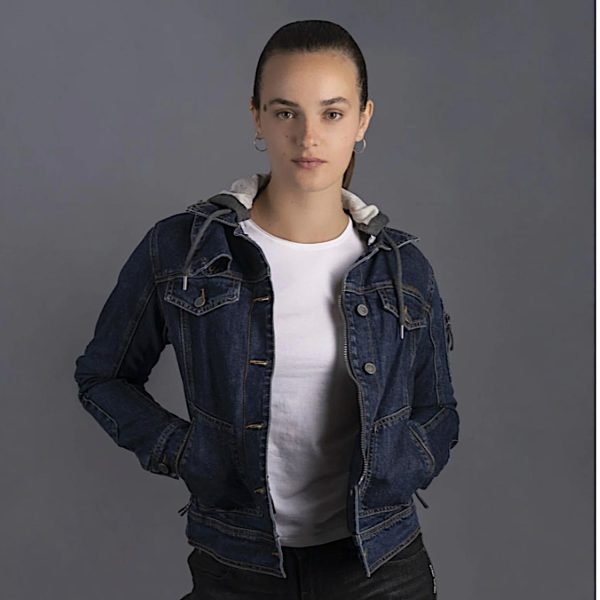 Chaqueta de mujer LS2 Oaky jeans azul - Imagen 3