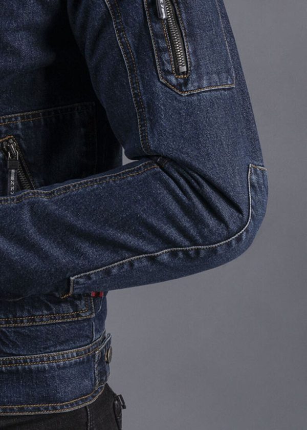 Chaqueta de mujer LS2 Oaky jeans azul - Imagen 7