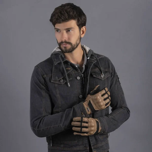 Chaqueta de hombre LS2 Oaky jeans negra