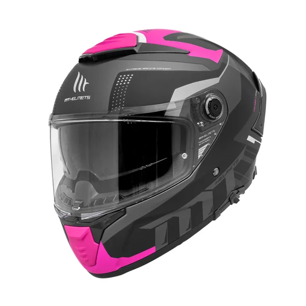 Casco MT Helmets Thunder 4 SV Goblin R8 Rosa + Pinlock - Imagen 2