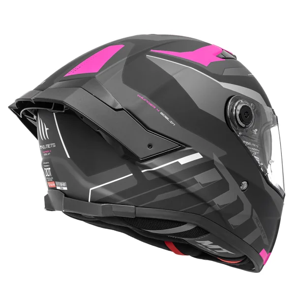 Casco MT Helmets Thunder 4 SV Goblin R8 Rosa + Pinlock - Imagen 5