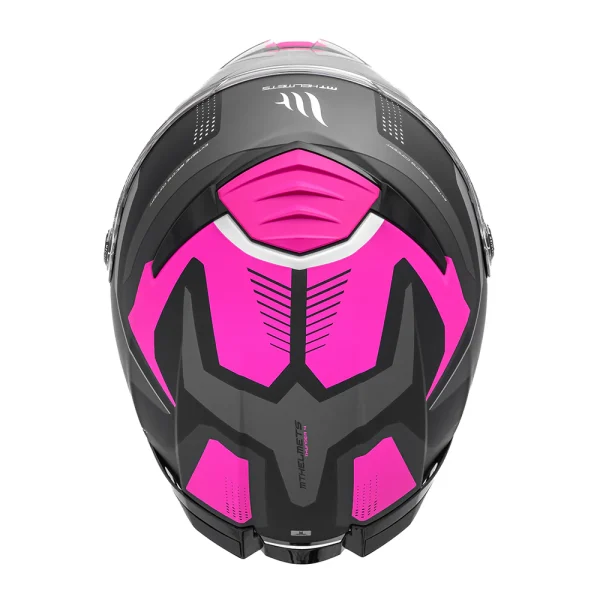 Casco MT Helmets Thunder 4 SV Goblin R8 Rosa + Pinlock - Imagen 3