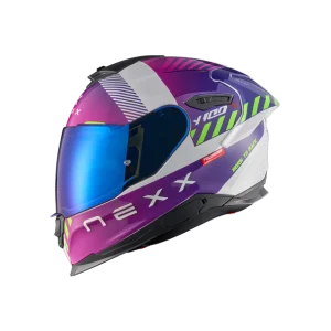 Casco de moto Nexx Y.100R Fade Purple White