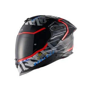 Casco de moto Nexx Y.100R Urbangram Black Red
