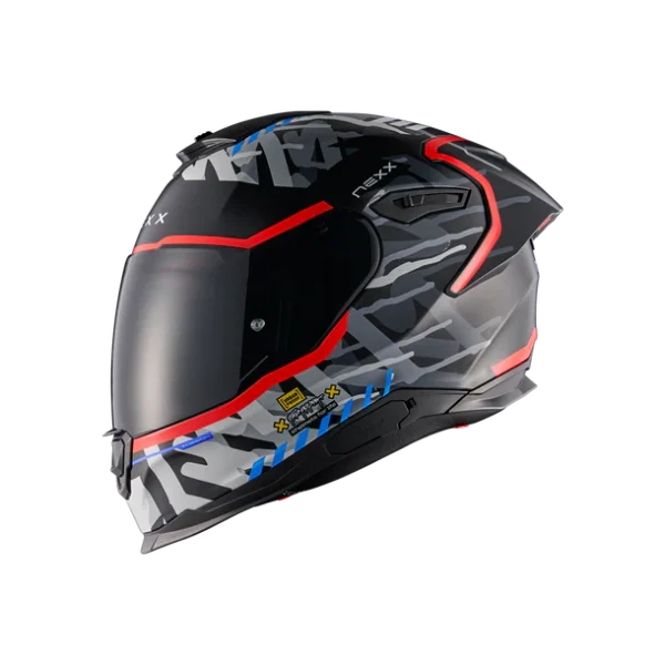 Casco de moto Nexx Y.100R Urbangram Black Red