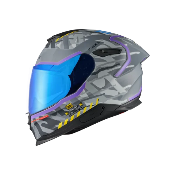 Casco de moto Nexx Y.100R Urbangram Nardo Grey