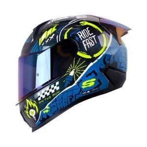 Casco moto Shaft SH-560 evo Motion V2 Camaleon amarillo integral