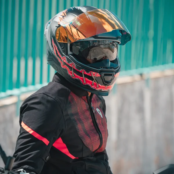 Casco de moto Nexx Y.100R Night Rider Titanium - Imagen 5