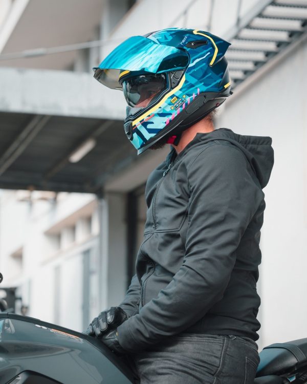Casco de moto Nexx Y.100R Urbangram Indigo Blue - Imagen 6