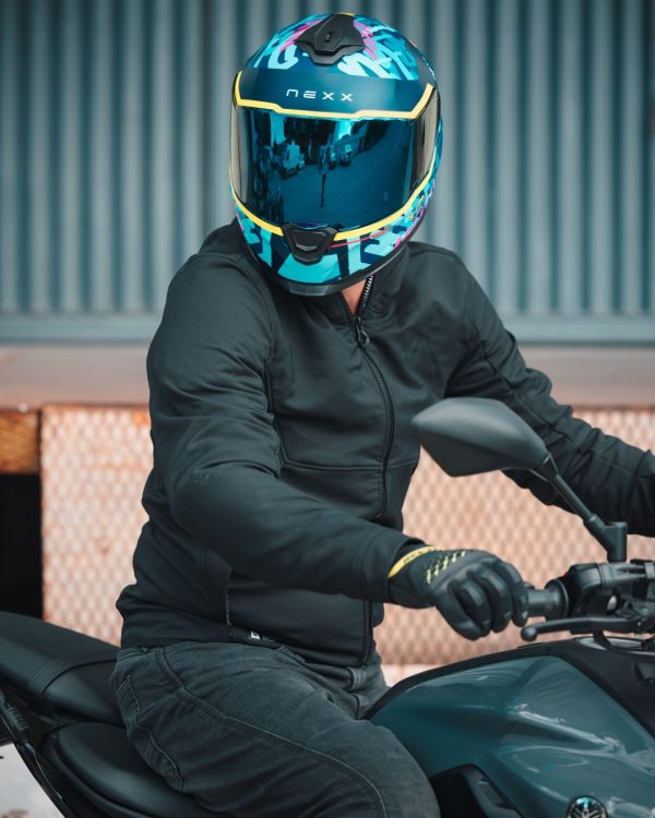 Casco de moto Nexx Y.100R Urbangram Indigo Blue - Imagen 9
