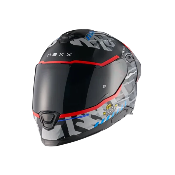 Casco de moto Nexx Y.100R Urbangram Black Red - Imagen 2
