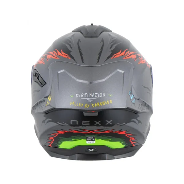 Casco de moto Nexx Y.100R Night Rider Titanium - Imagen 4