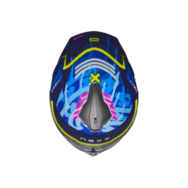 Casco de moto Nexx Y.100R Urbangram Indigo Blue - Imagen 4