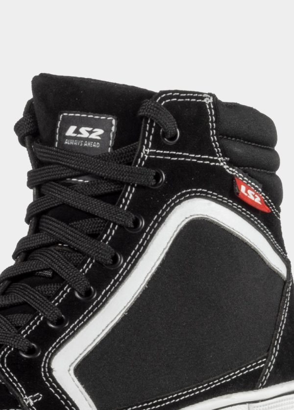 Botas LS2 Doron negra blanca - Imagen 4