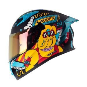 Casco de moto Shaft 526SP Evo Unglorious Dogs negro integral