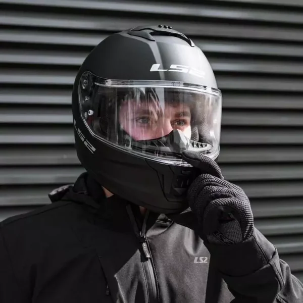 Casco LS2 FF808 Stream II Negro Matte - Imagen 3