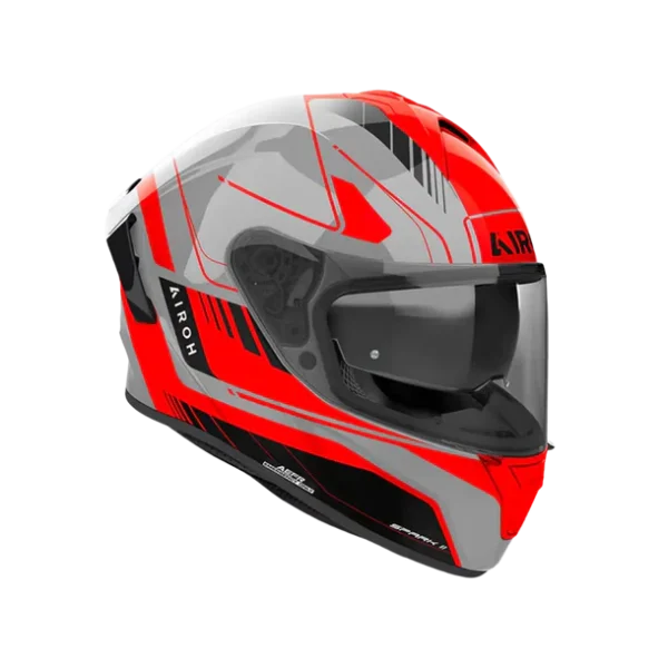 Casco Airoh Spark 2 Chrono Naranjo Brillo + Pinlock - Imagen 2