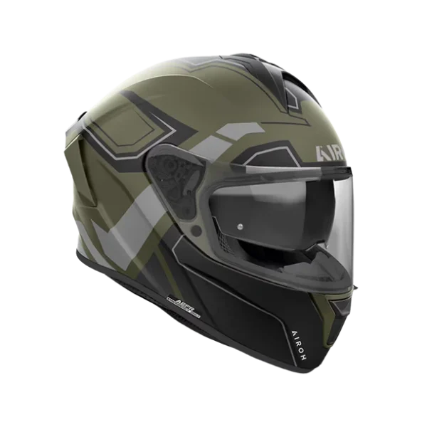Casco Airoh Spark 2 Dart Militar Verde Mate + Pinlock - Imagen 2